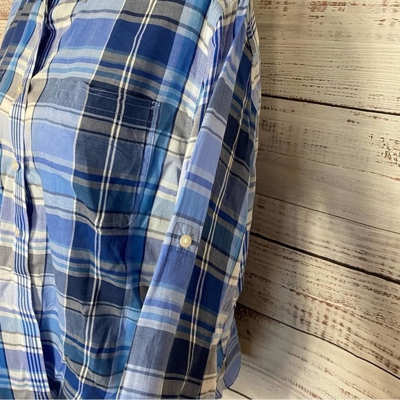 LAUREN RALPH LAUREN PLAID SIZE XL LIGHTWEIGHT SHIRT - Picture 5 of 7
